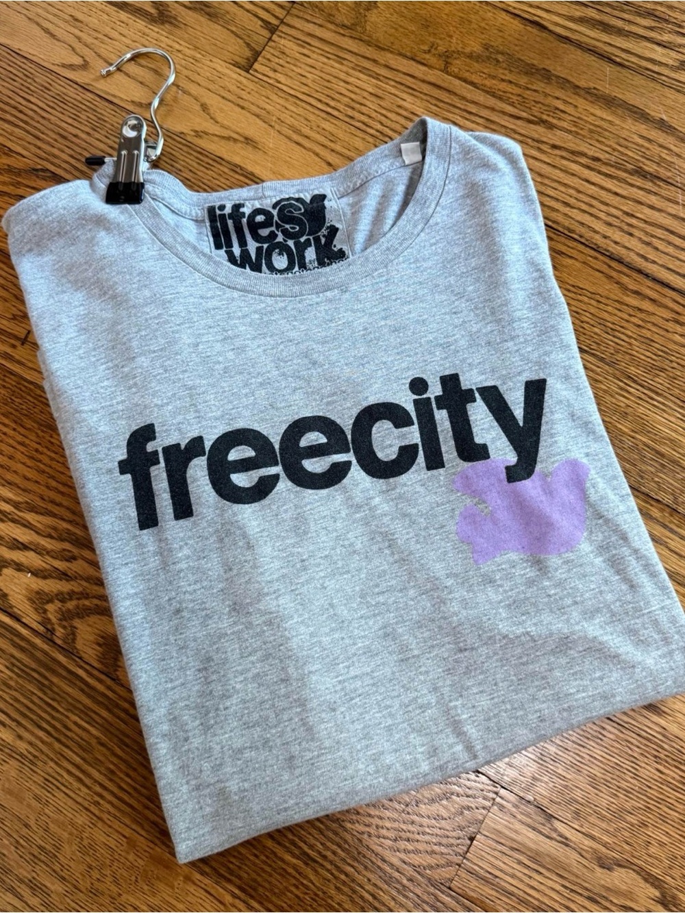 FREECITY TEE SHIRT SHORT SLEEVE WOMENS SMALL